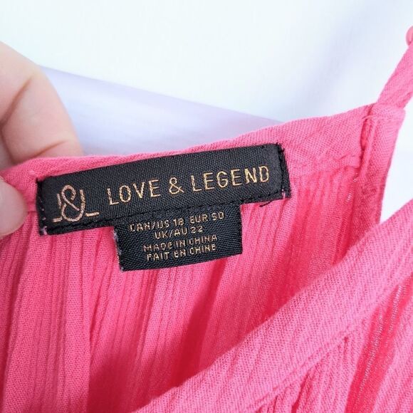 LOVE & Legend Boho Gypsy Tunic Sz 18 @K - Picture 3 of 9